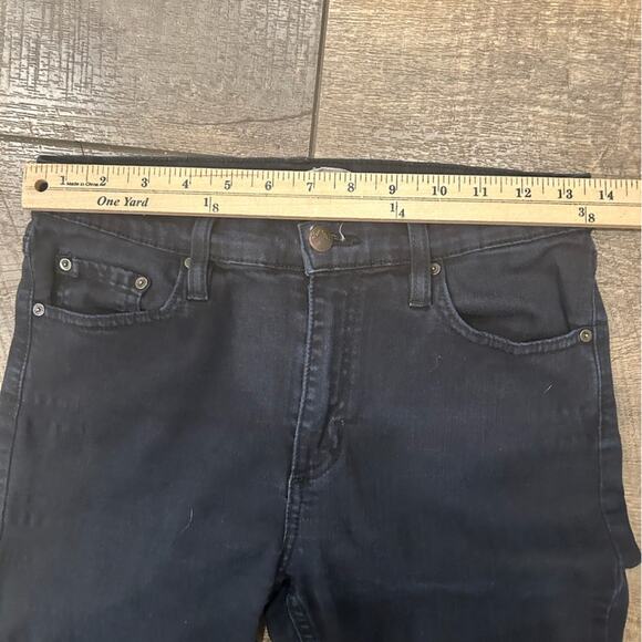 Free People Women's Skinny Ankle Jeans Black Wash Size 27 - Picture 7 of 12